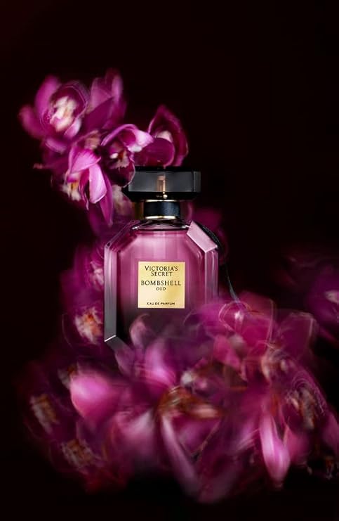 Victoria's Secret Bombshell Oud Eau de Parfum, Notes of Spice, Pink Saffron & Peony, Perfumes for Women