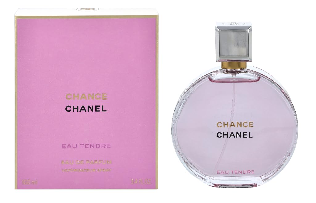 CHANEL Chance Eau Tendre for Women Eau De Parfum Spray 3.4 Ounces