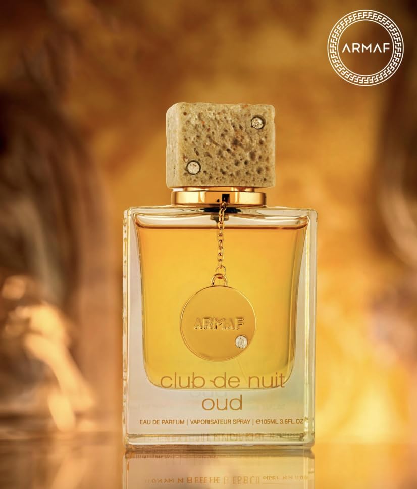 Armaf Club De Nuit Oud Eau de Parfum Spray for Unisex, 3.6 Ounce