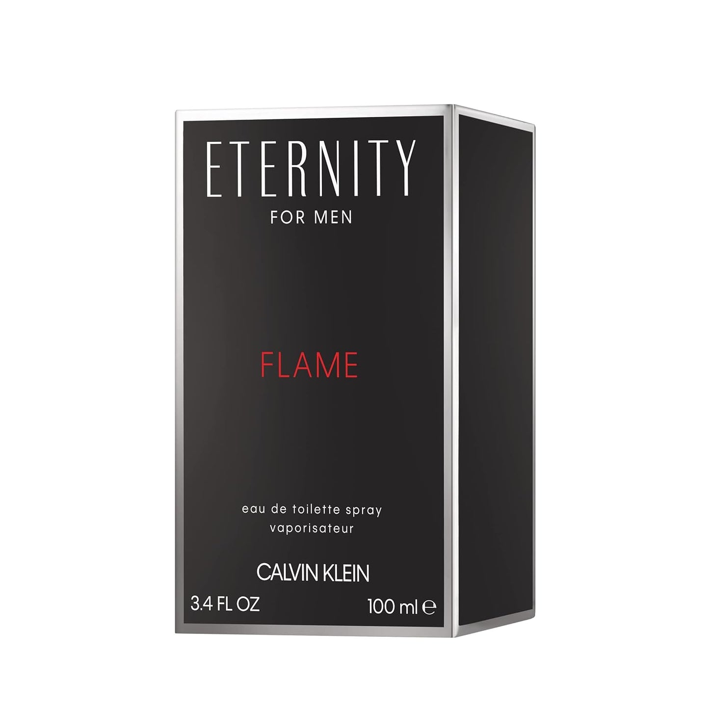 Calvin Klein Eternity Flame Eau De Toilette for Men - With Notes of Amber & LeatherLong Lasting Fragrance 3.4 Fl. Oz