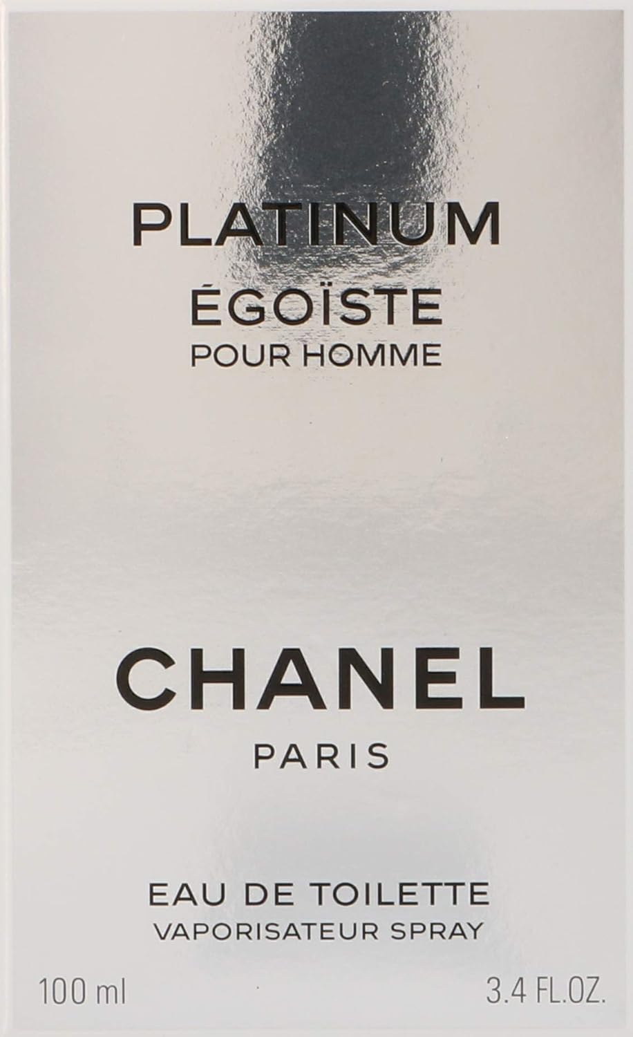 Egoiste Platinum by Chanel for Men, Eau De Toilette Spray, 3.4 Ounce