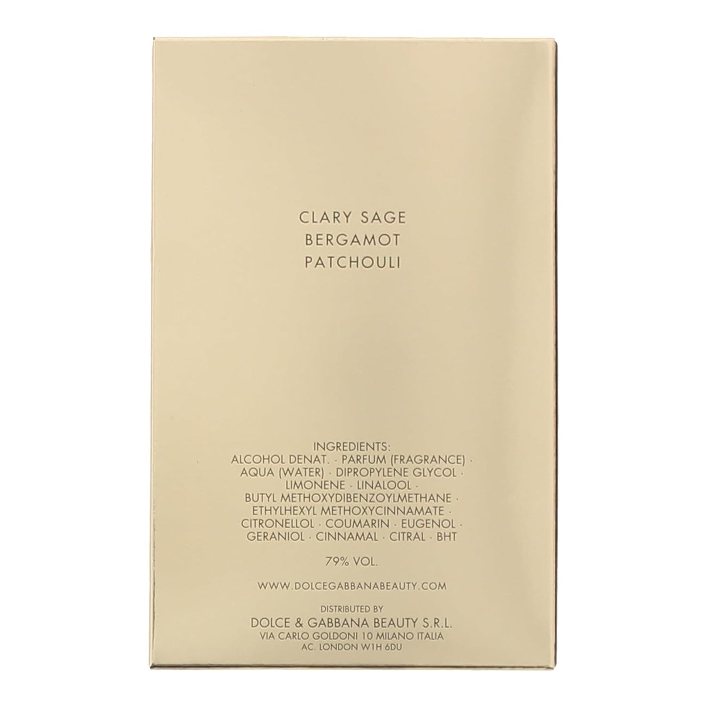 Dolce & Gabbana The One Gold for Men, Eau De Parfum Intense Spray - 100 ml / 3.3 fl.oz