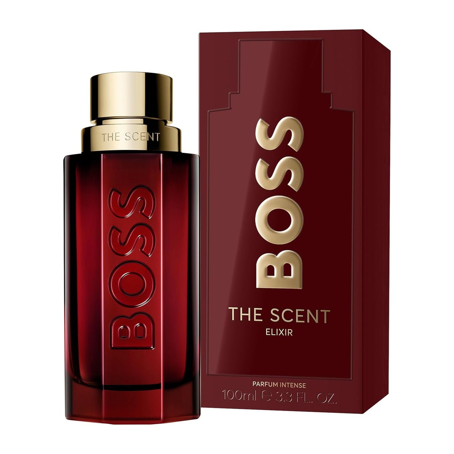 Hugo Boss The Scent Elixir Parfum – Ambery Men's Cologne – With Notes of Pimento, Lavandin Absolute & Sandalwood – Long Lasting Fragrance
