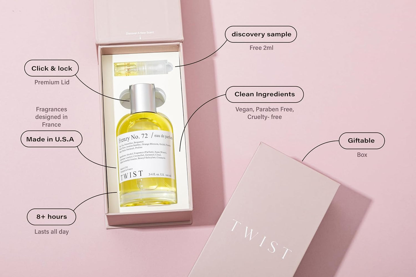 Twist Frenzy Eau De Parfum Inspired by V&Rolf's 100 ml