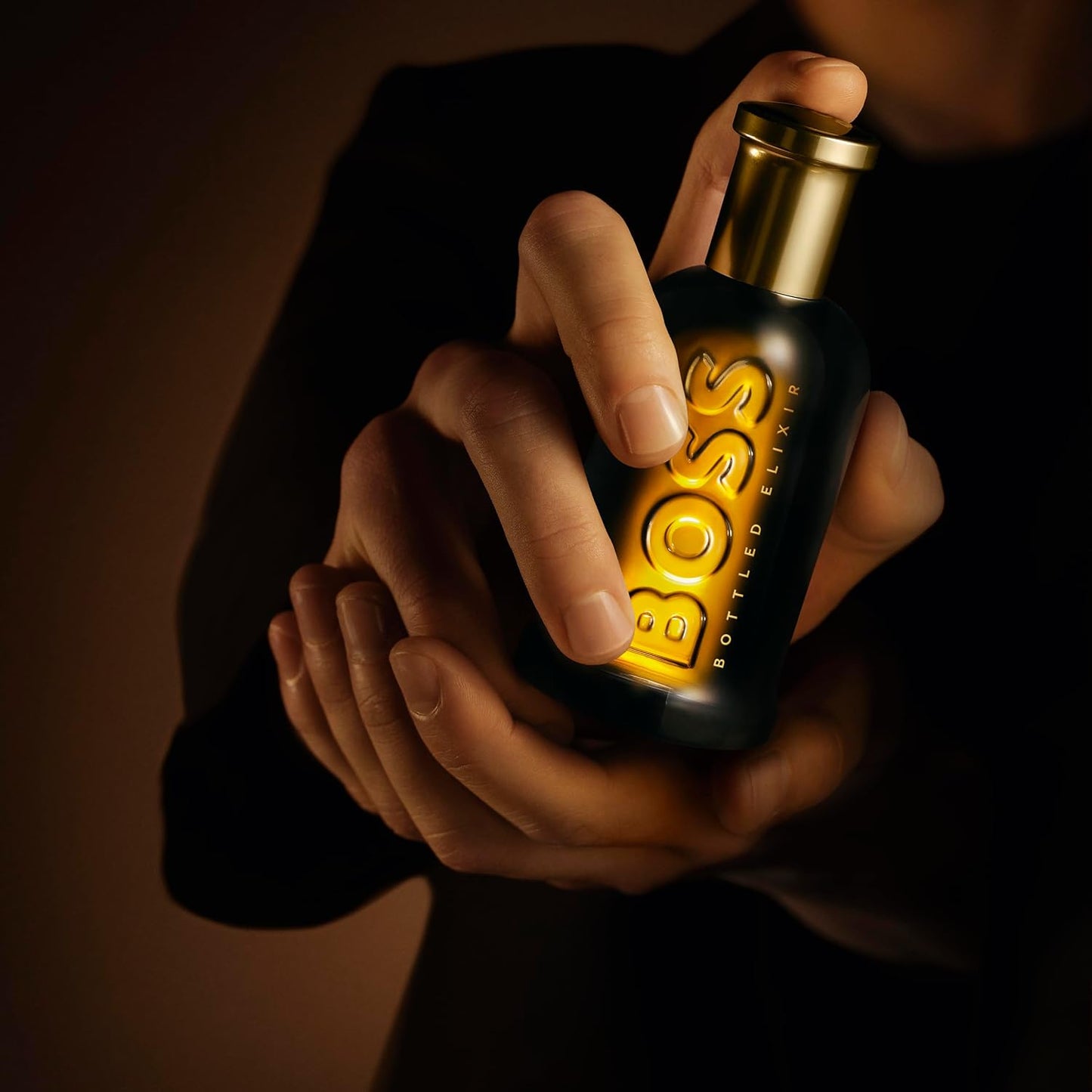 Hugo Boss Bottled Elixir Parfum – Woody Men's Cologne – With Notes of Incense, Vetiver & Cedarwood Essence – Long Lasting Fragrance