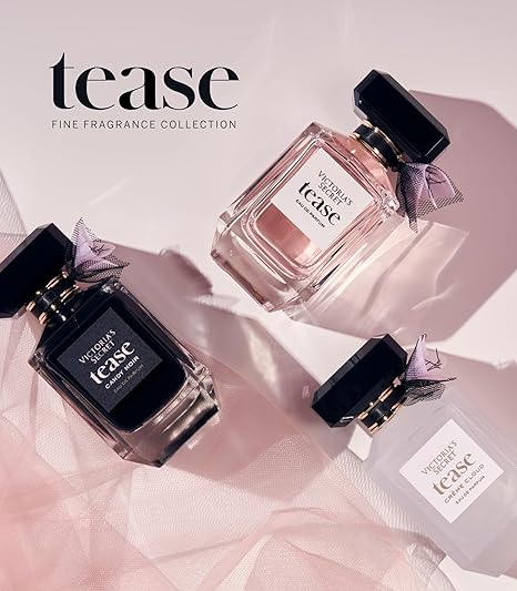 Victoria's Secret Tease Eau de Parfum, Notes of White Gardenia, Anjou Pear & Black Vanilla, Perfumes for Women 100ML