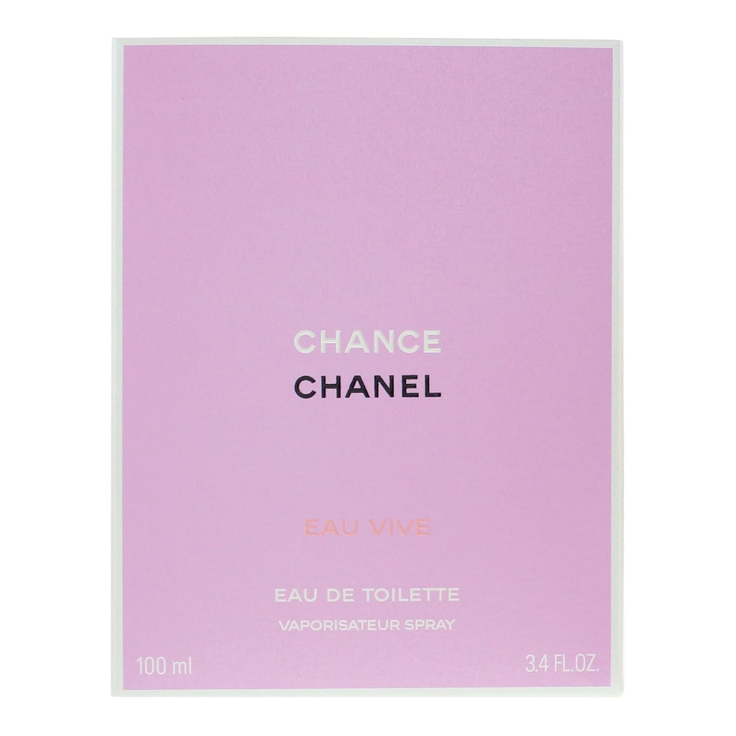 Chanel Chance Eau Vive Eau de Toilette Spray for Women, 3.4 Ounce