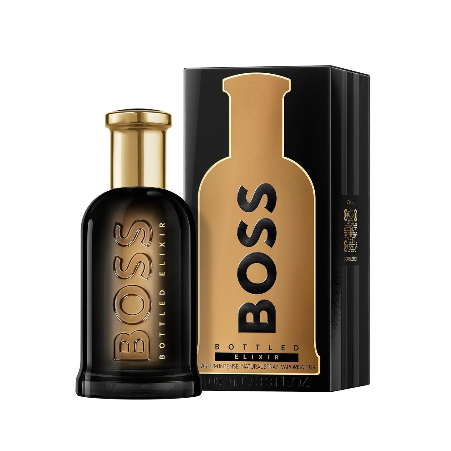Hugo Boss Bottled Elixir Parfum – Woody Men's Cologne – With Notes of Incense, Vetiver & Cedarwood Essence – Long Lasting Fragrance