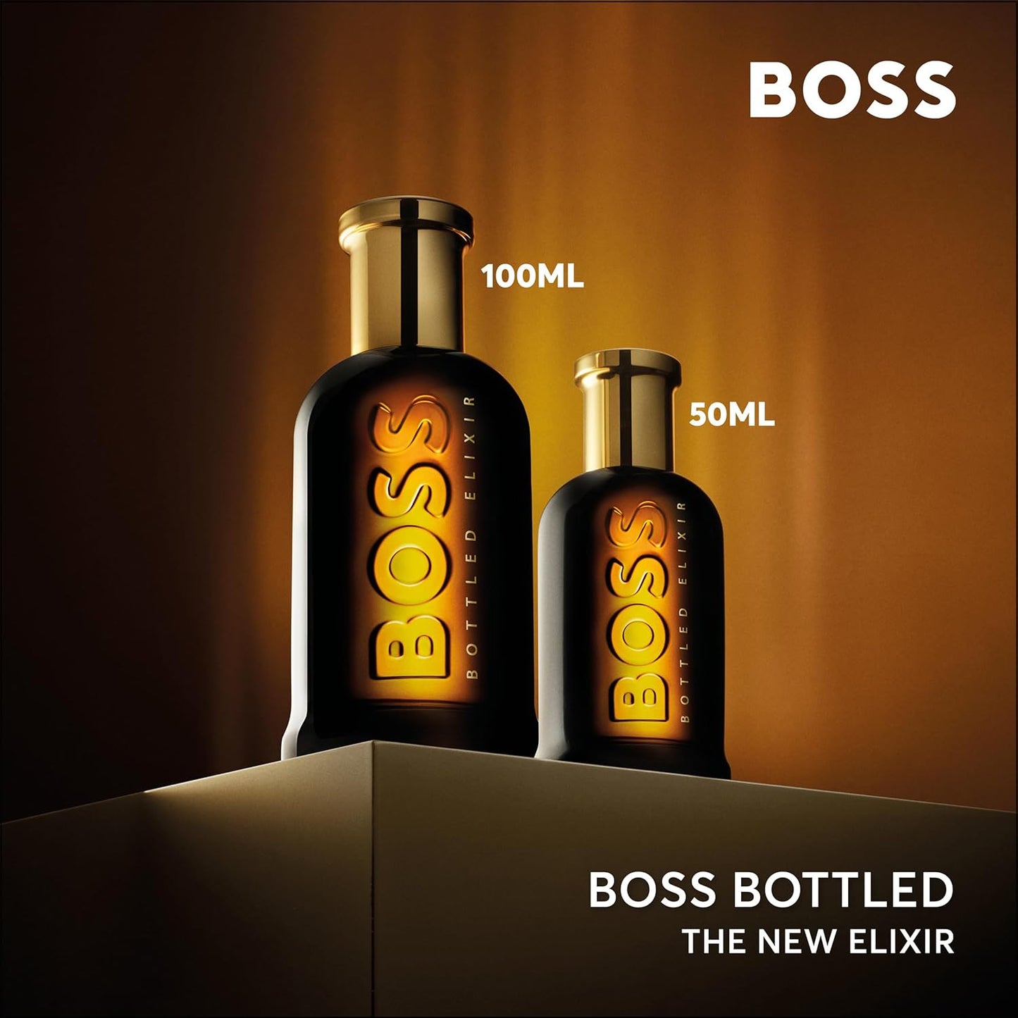 Hugo Boss Bottled Elixir Parfum – Woody Men's Cologne – With Notes of Incense, Vetiver & Cedarwood Essence – Long Lasting Fragrance