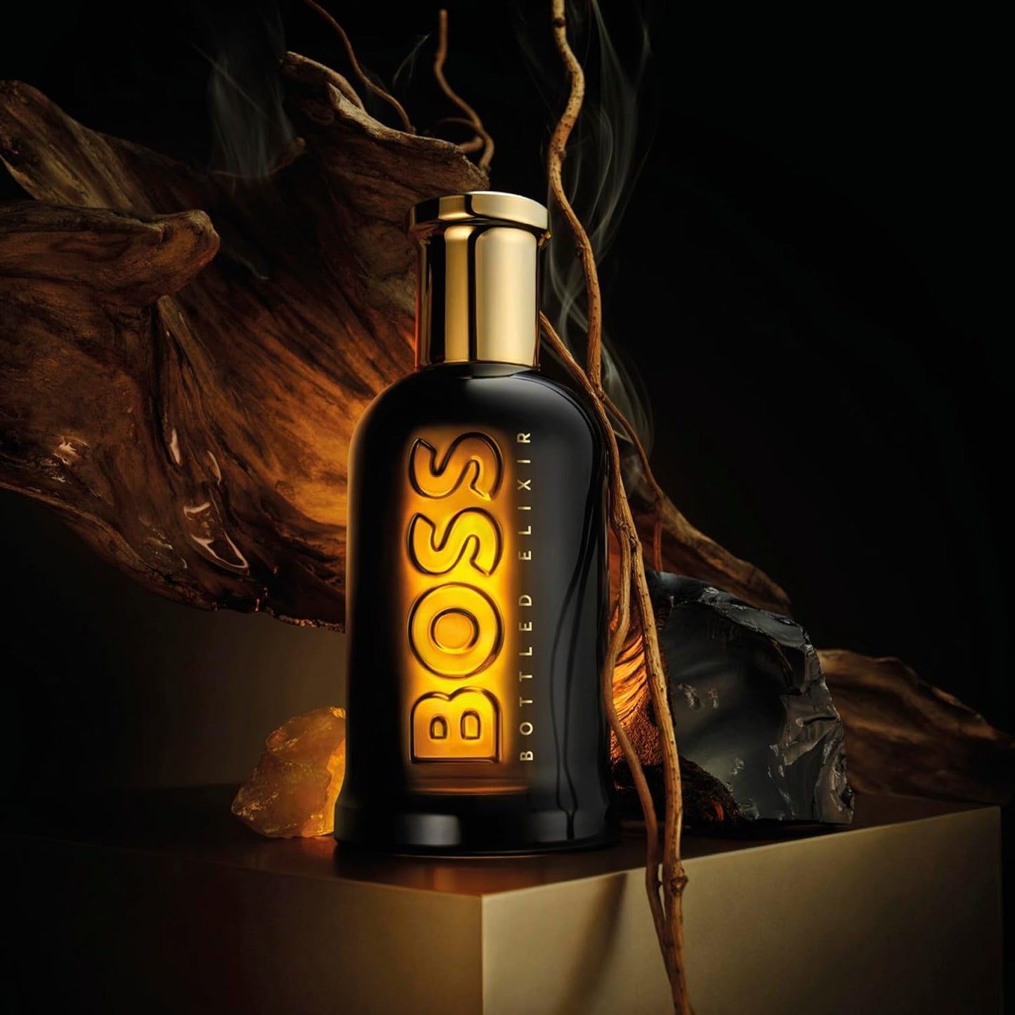 Hugo Boss Bottled Elixir Parfum – Woody Men's Cologne – With Notes of Incense, Vetiver & Cedarwood Essence – Long Lasting Fragrance