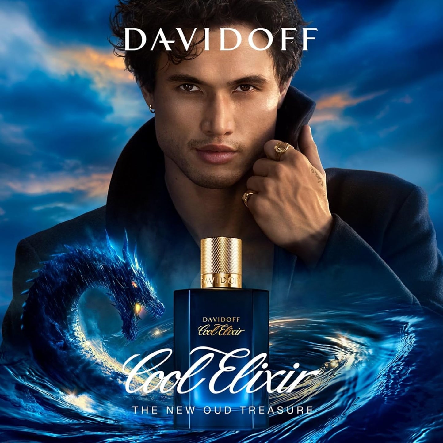 Davidoff Cool Elixir Parfum Intense – Woody Men's Cologne – With Notes of Rose Oxide, Lavandin & Oud Accord – Long Lasting Fragrance
