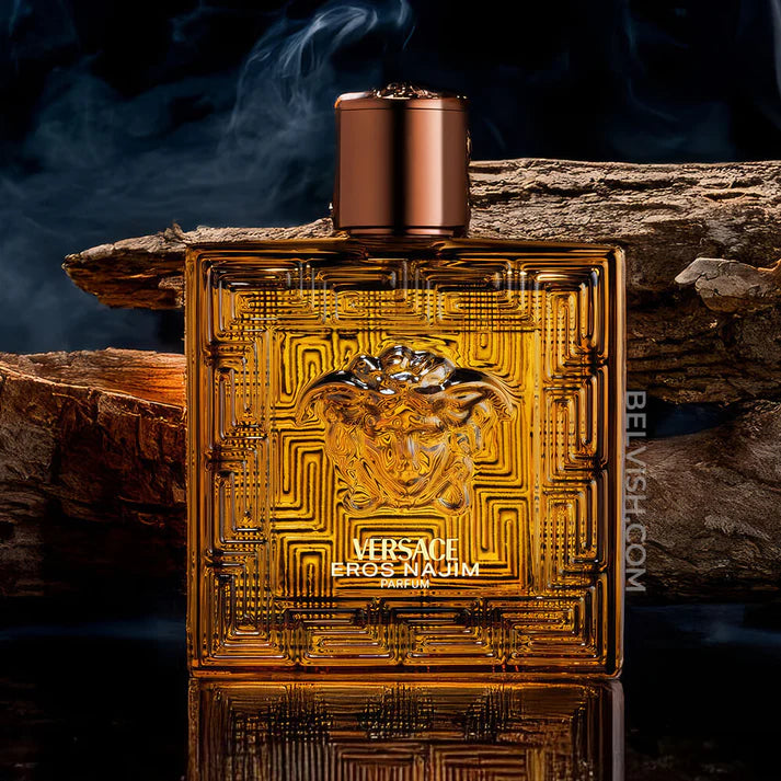 Versace Eros Najim Parfum Spray for Men, 3.4 Ounce
