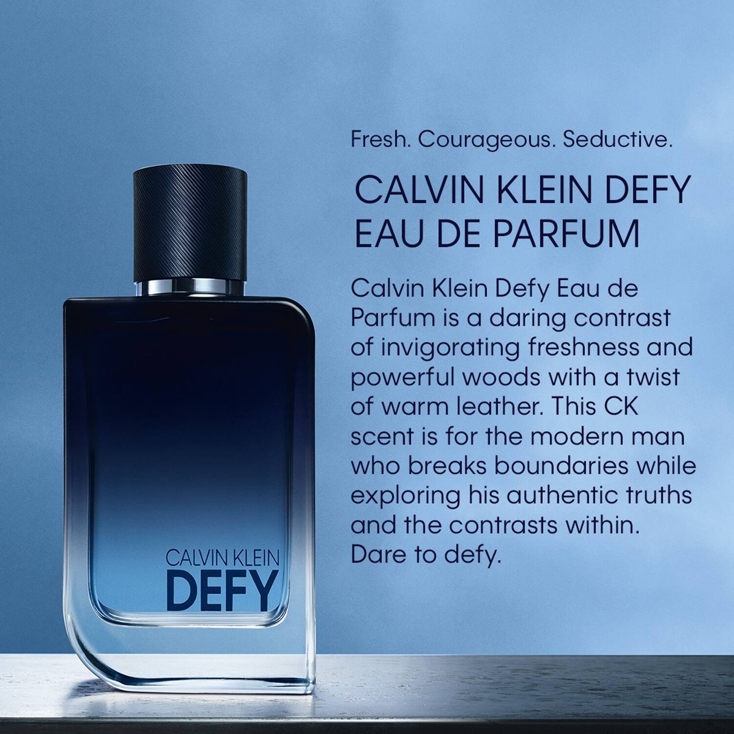 Calvin Klein Defy Eau De Parfum For Men - EDP For Him Male Perfume (100 ml)