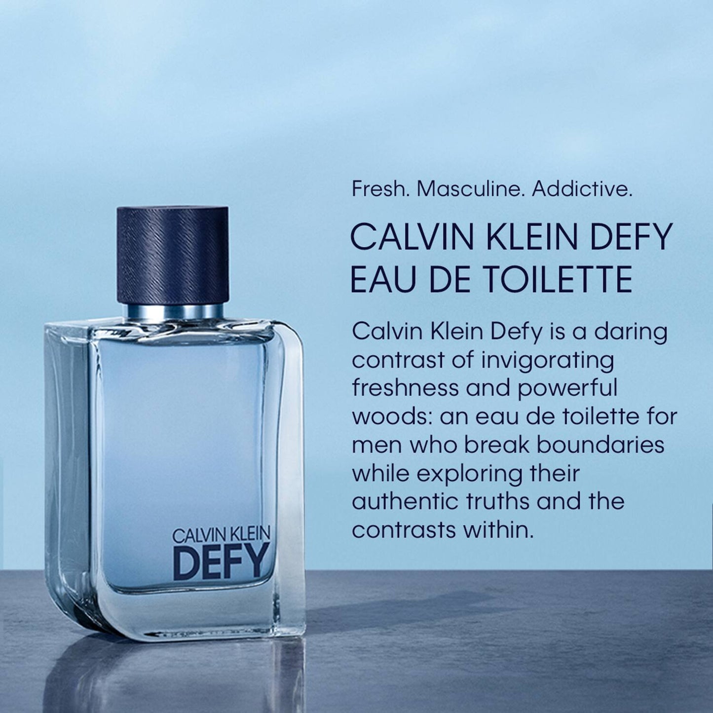 Calvin Klein Defy Eau De Toilette For Men - EDTFor Him Male Perfume (100 ml)