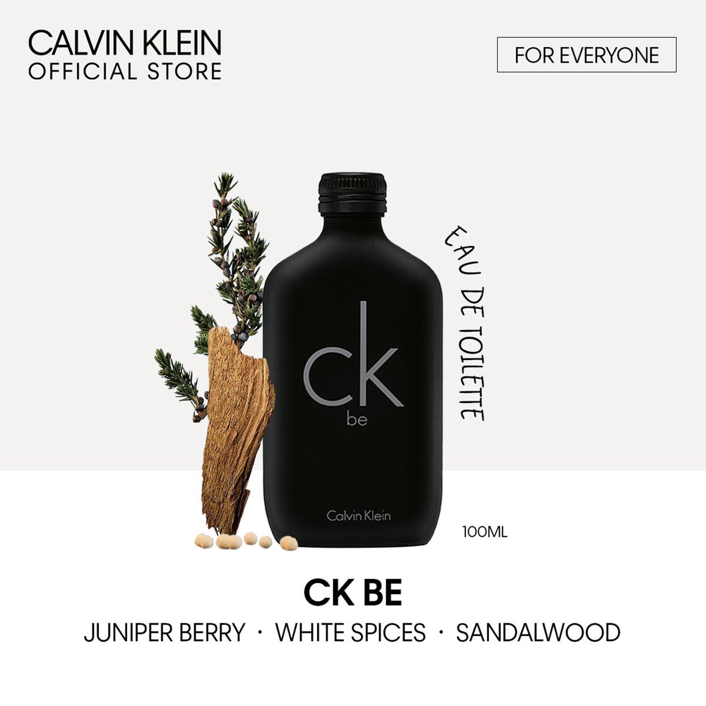 Calvin Klein Ck Be Eau De Toilette - EDT For Everyone Unisex Perfume (100 ml)