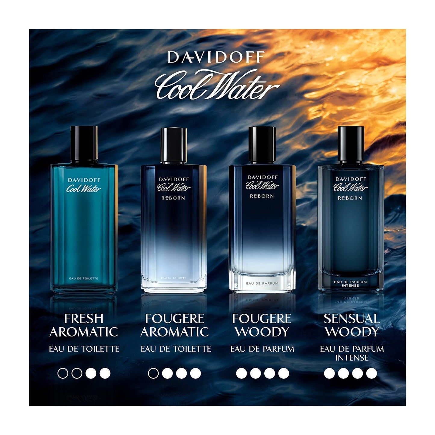 DAVIDOFF Cool Water Reborn Eau de Parfum Intense for Men (100 ml)
