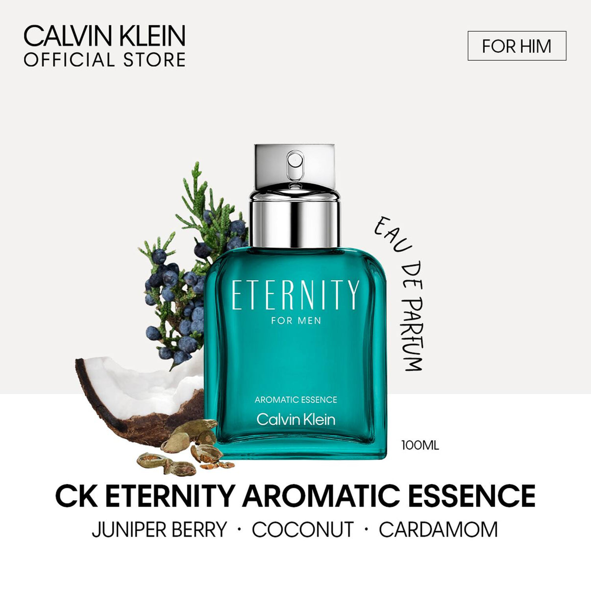Calvin Klein Eternity Aromatic Essence for Men - For Him Male Perfume (100 ml)