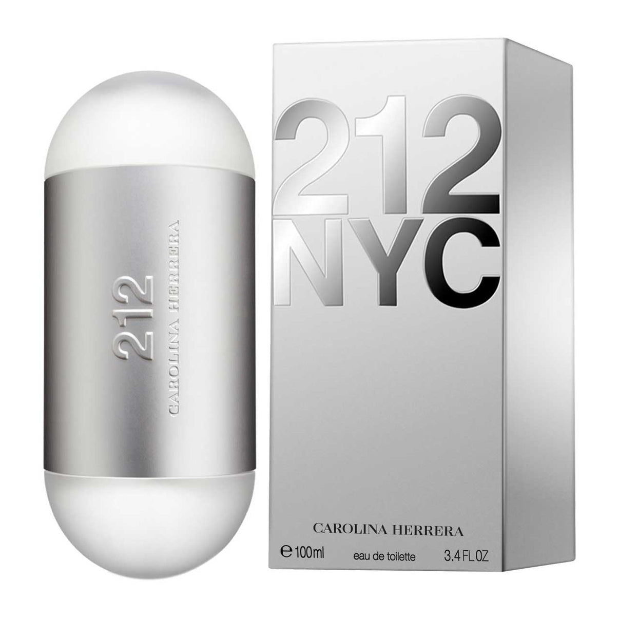 Carolina Herrera 212 Nyc Fragrance For Women - Floral Notes - Sensual And Feminine Scent - Multi-Layered Fragrance Of Zestful Energy Inside - Sandalwood And Bergamont - Edt Spray - 3.4 Oz