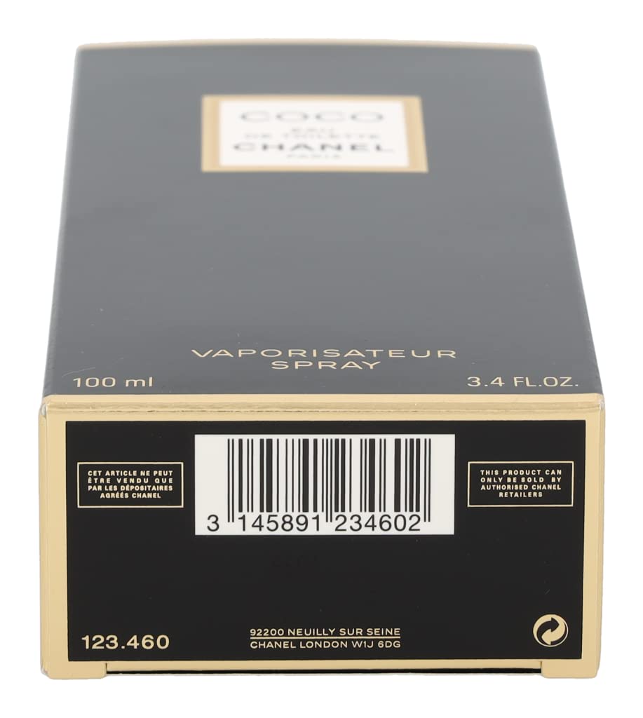 Coco by Chanel for Women, Eau De Toilette Spray, 3.4 Ounce