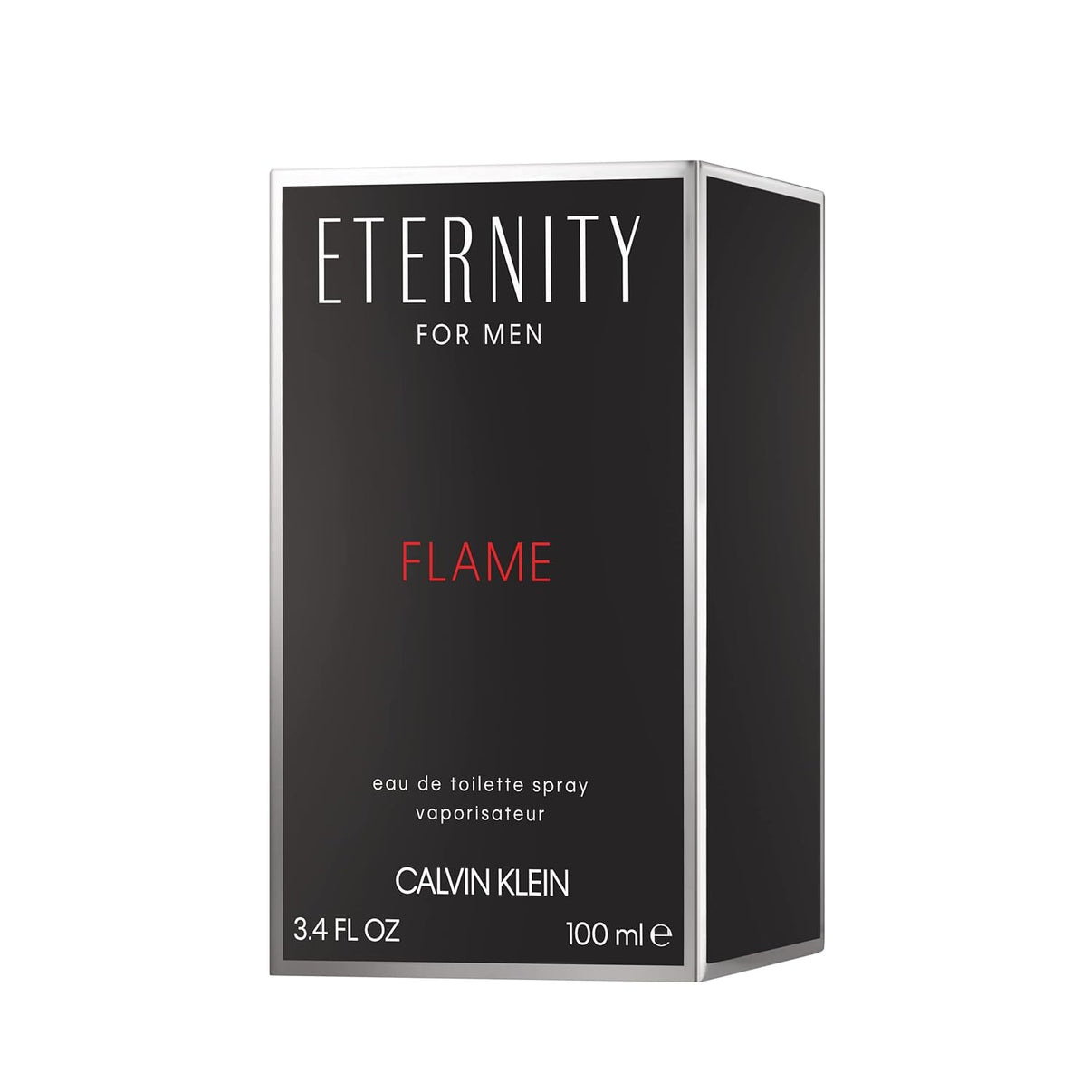 Calvin Klein Eternity Flame Eau De Toilette for Men - With Notes of Amber & LeatherLong Lasting Fragrance 3.4 Fl. Oz