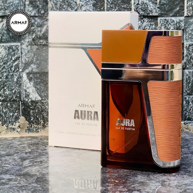 Armaf Aura for Men Eau de Parfum Spray, 3.4 Ounce