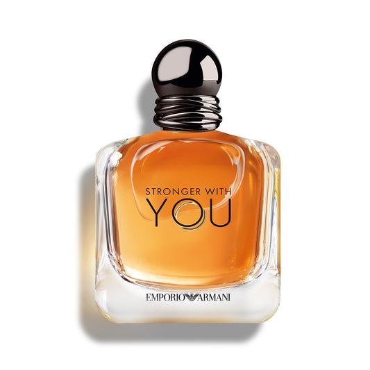 Armani Beauty - Stronger With You - Eau de Toilette - Cologne for Men - Warm Spicy Fragrance - Chestnut, Lavender, Tender Sage, Vanilla Notes