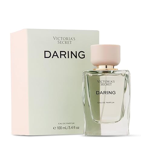 Victoria's Secret Daring Eau de Parfum, Notes of Bright Bergamot, Warm Oakmoss and Bold Amber, Perfumes for Women (3.4 oz)