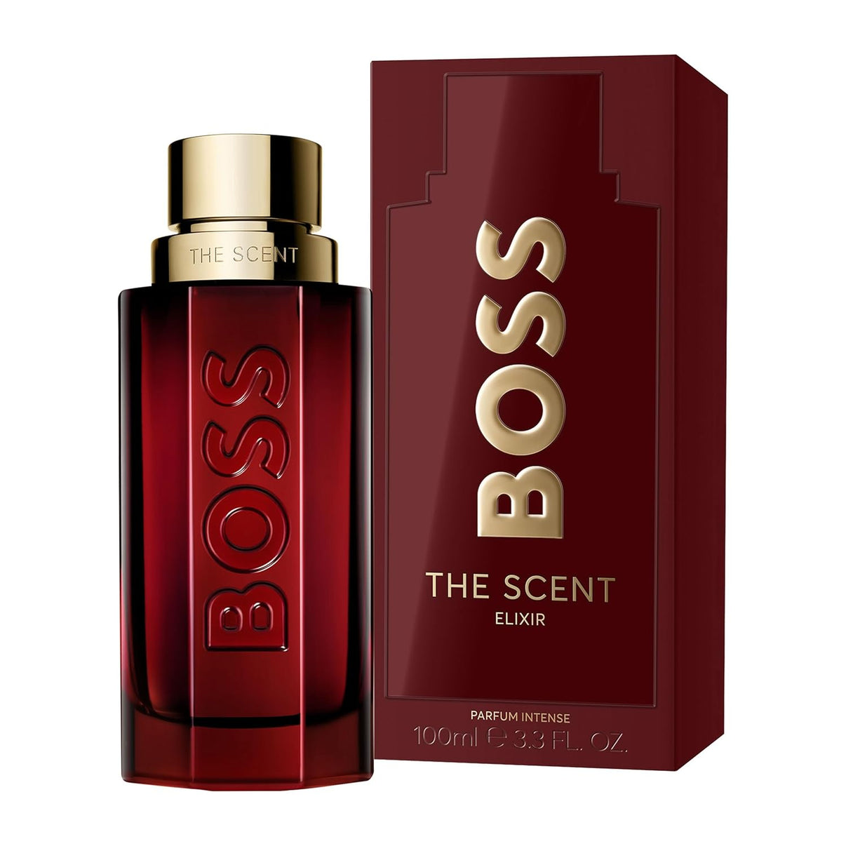 Hugo Boss The Scent Elixir Parfum – Ambery Men's Cologne – With Notes of Pimento, Lavandin Absolute & Sandalwood – Long Lasting Fragrance
