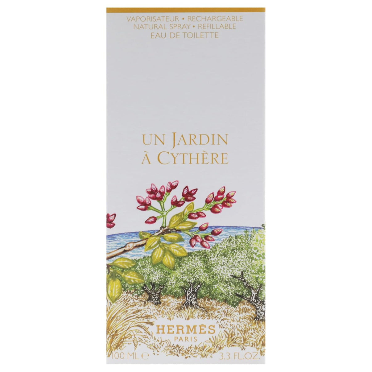 Hermes Un Jardin A Cythere for Unisex - 3.3 oz EDT Spray (Refillable)