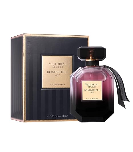 Victoria's Secret Bombshell Oud Eau de Parfum, Notes of Spice, Pink Saffron & Peony, Perfumes for Women