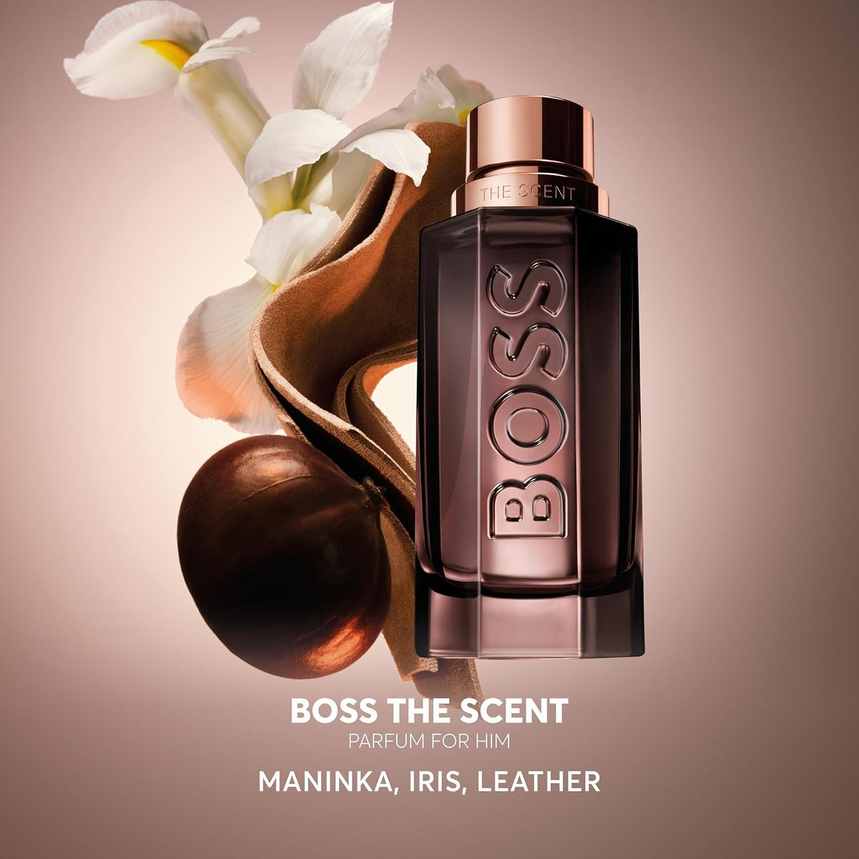 Hugo Boss The Scent Parfum – Ambery Men's Cologne – With Notes of Ginger, Maninka Fruit, Iris & Leather Accord – Luxury Perfumes for Men – Long Lasting Fragrance