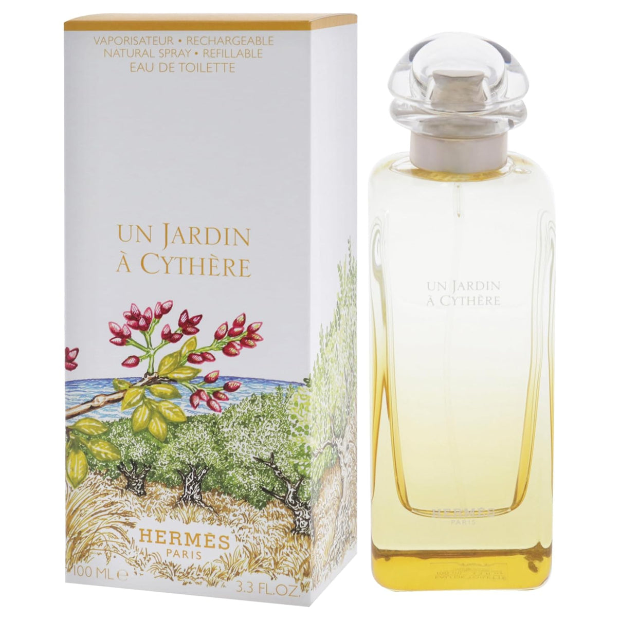 Hermes Un Jardin A Cythere for Unisex - 3.3 oz EDT Spray (Refillable)