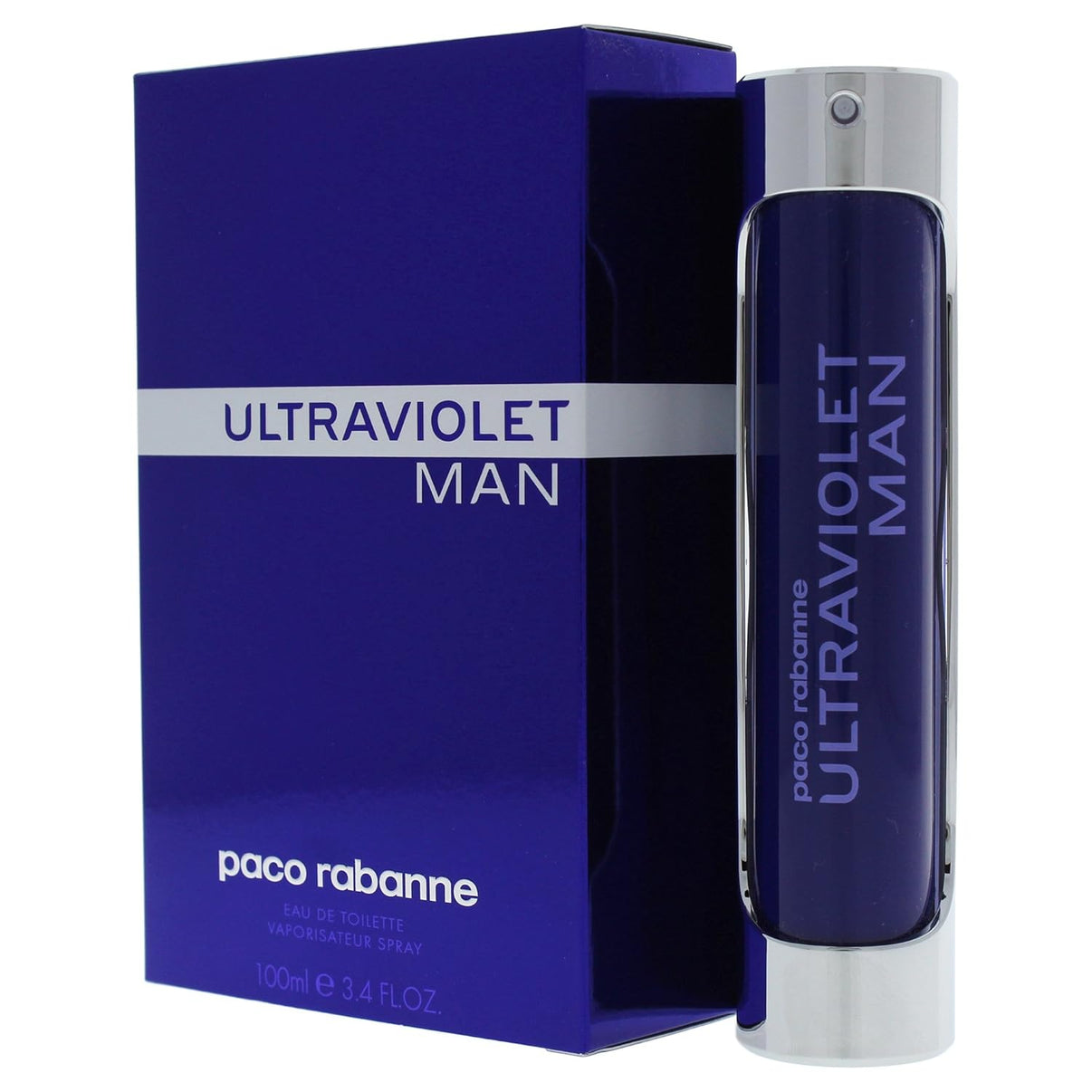 Paco Rabanne Ultraviolet By Paco Rabanne For Men. Eau De Toilette Spray 3.4 Ounces