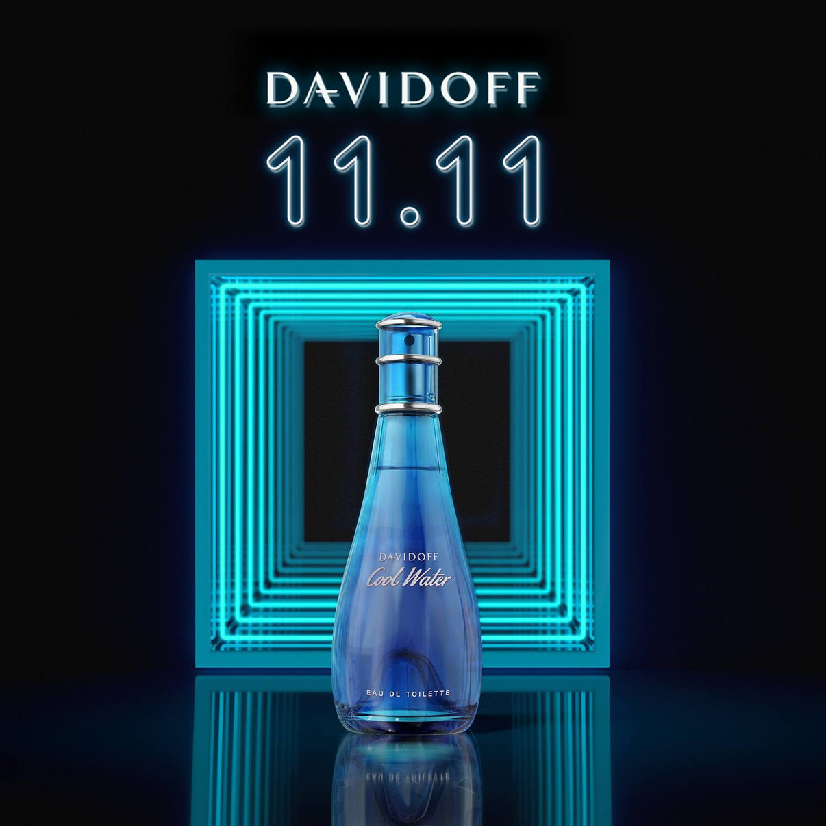 DAVIDOFF Cool Water Woman Eau De Toilette Spray (100ml)