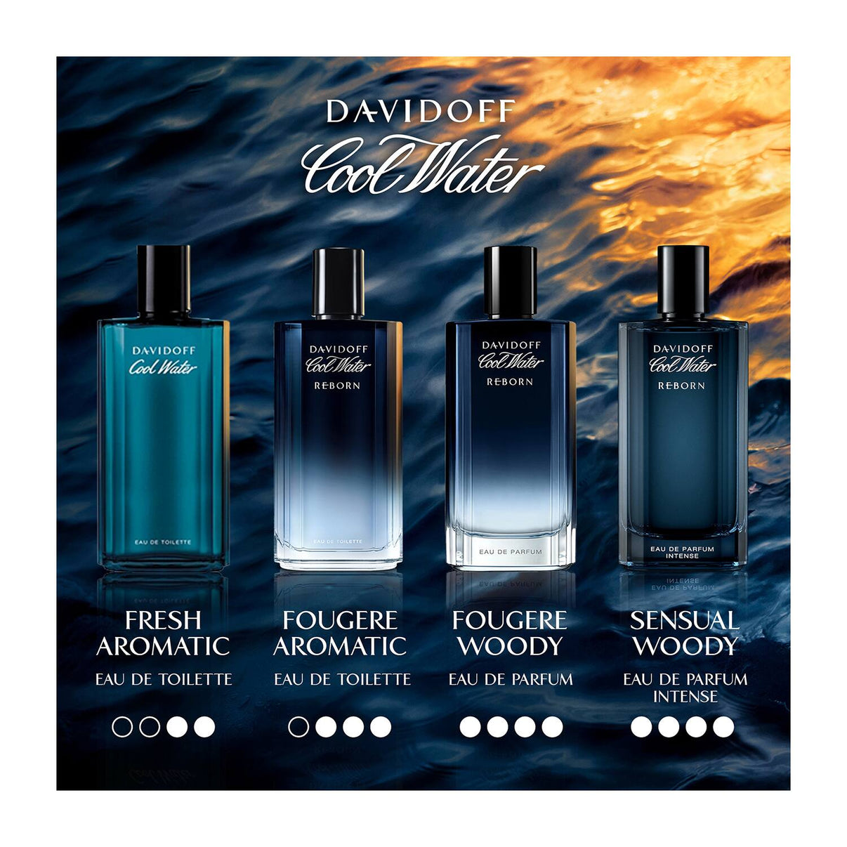 DAVIDOFF Cool Water Reborn Eau de Parfum Intense for Men (100 ml)